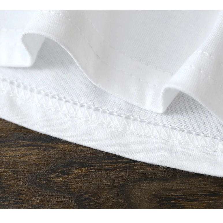 Children's Cotton Short Sleeve White Red Black T-shirt Girls' Summer Baby Clothes Kids Boys' Tops