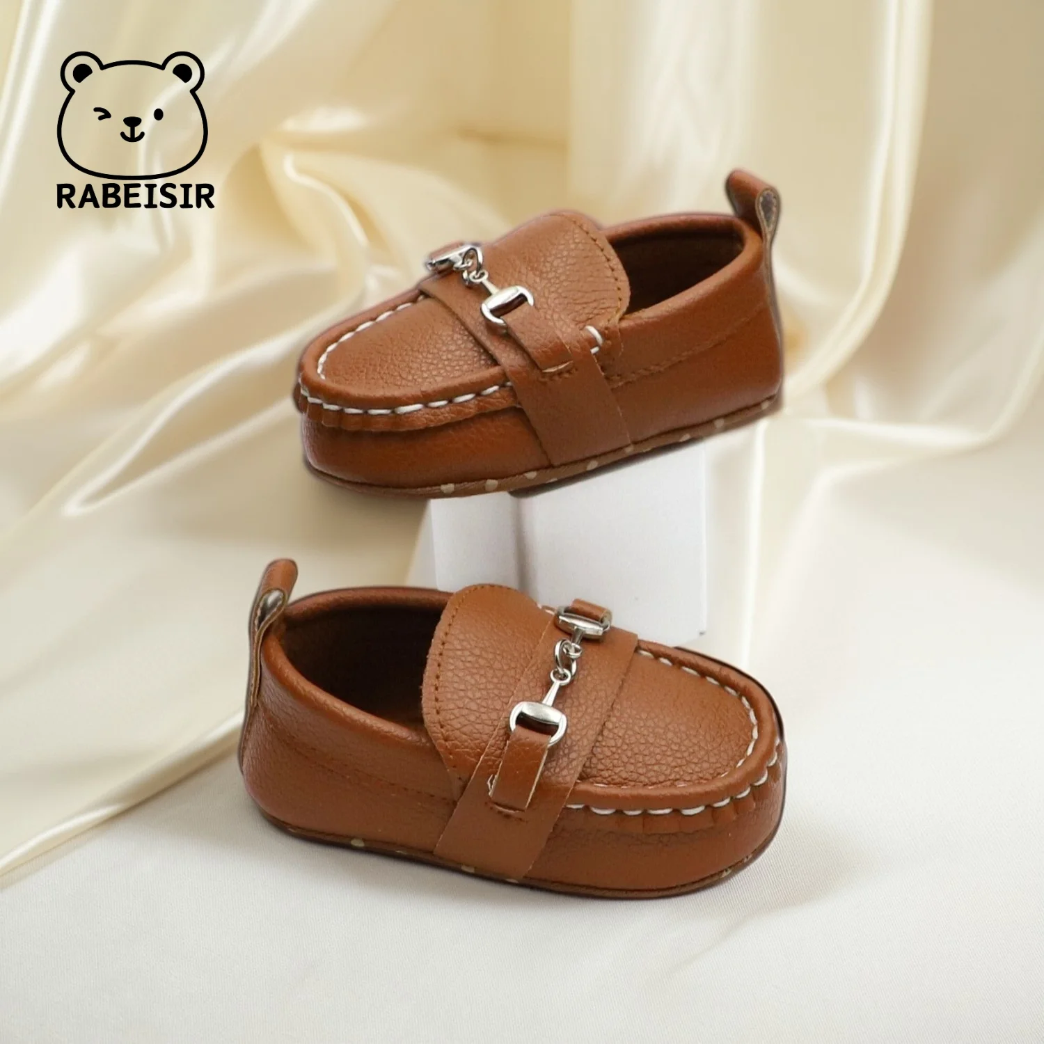 Casual Slip On Low Top Loafer Shoes For Baby Boys, Lightweight Comfortable Non Slip Flat Shoes For Indoor Outdoor Walking, Sprin