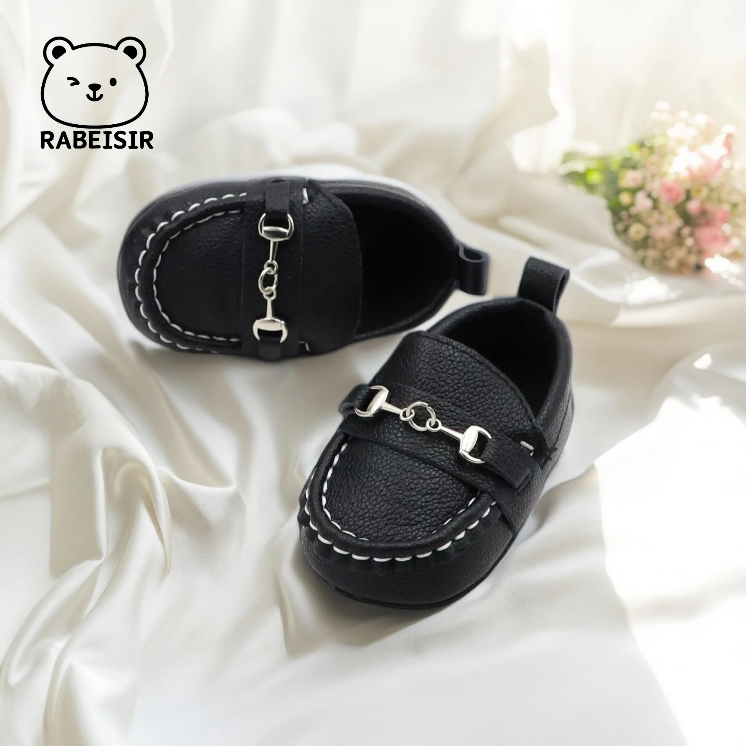 Casual Slip On Low Top Loafer Shoes For Baby Boys, Lightweight Comfortable Non Slip Flat Shoes For Indoor Outdoor Walking, Sprin