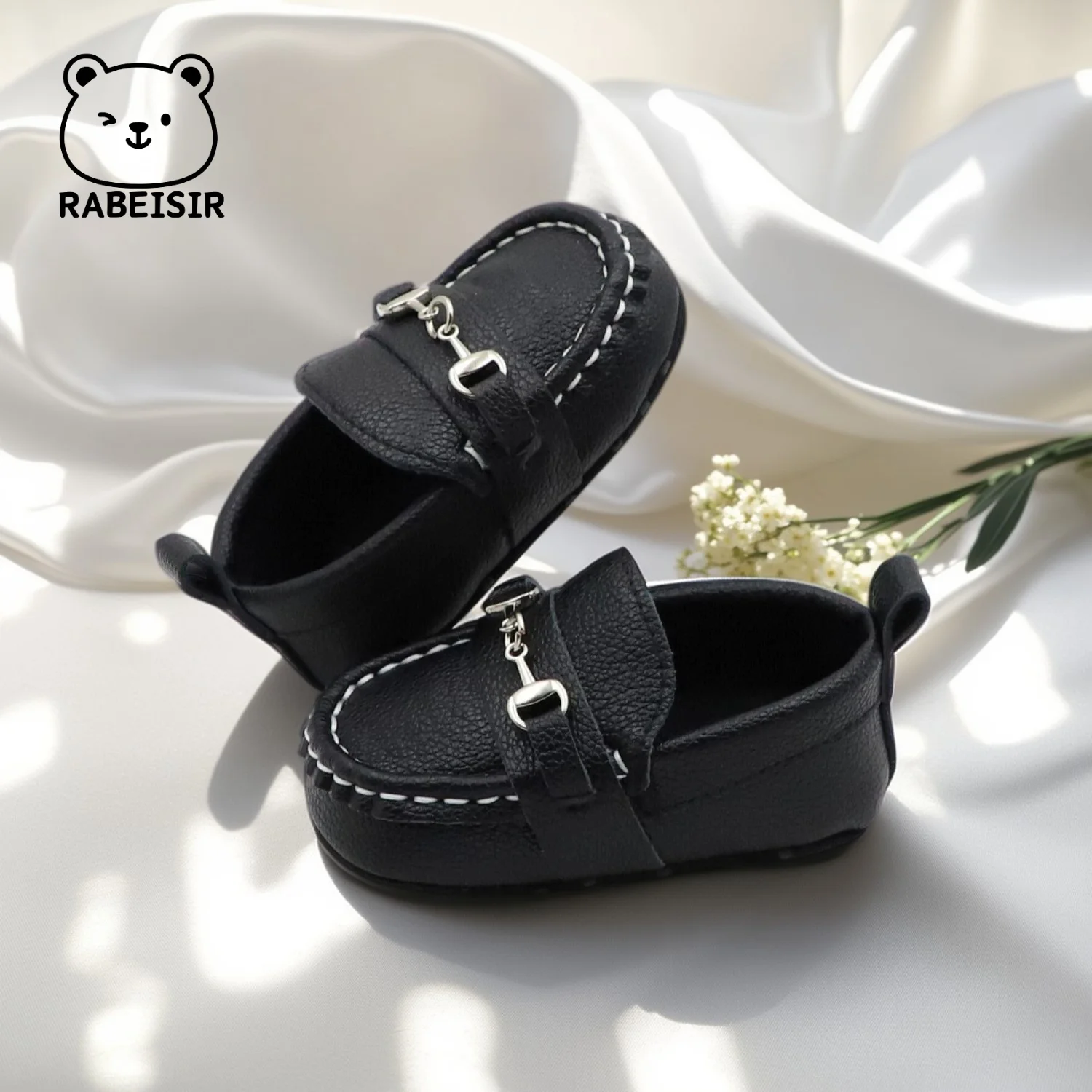 Casual Slip On Low Top Loafer Shoes For Baby Boys, Lightweight Comfortable Non Slip Flat Shoes For Indoor Outdoor Walking, Sprin