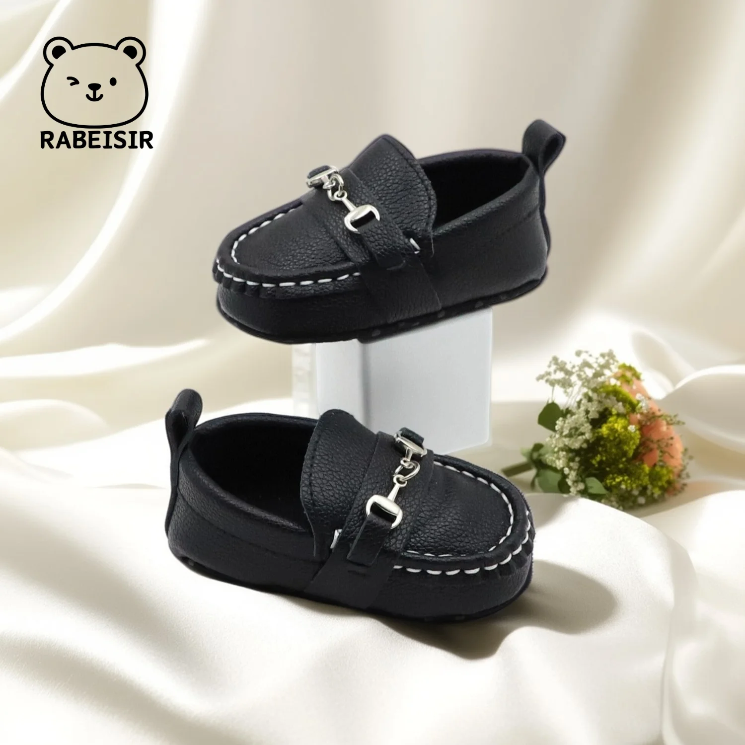 Casual Slip On Low Top Loafer Shoes For Baby Boys, Lightweight Comfortable Non Slip Flat Shoes For Indoor Outdoor Walking, Sprin