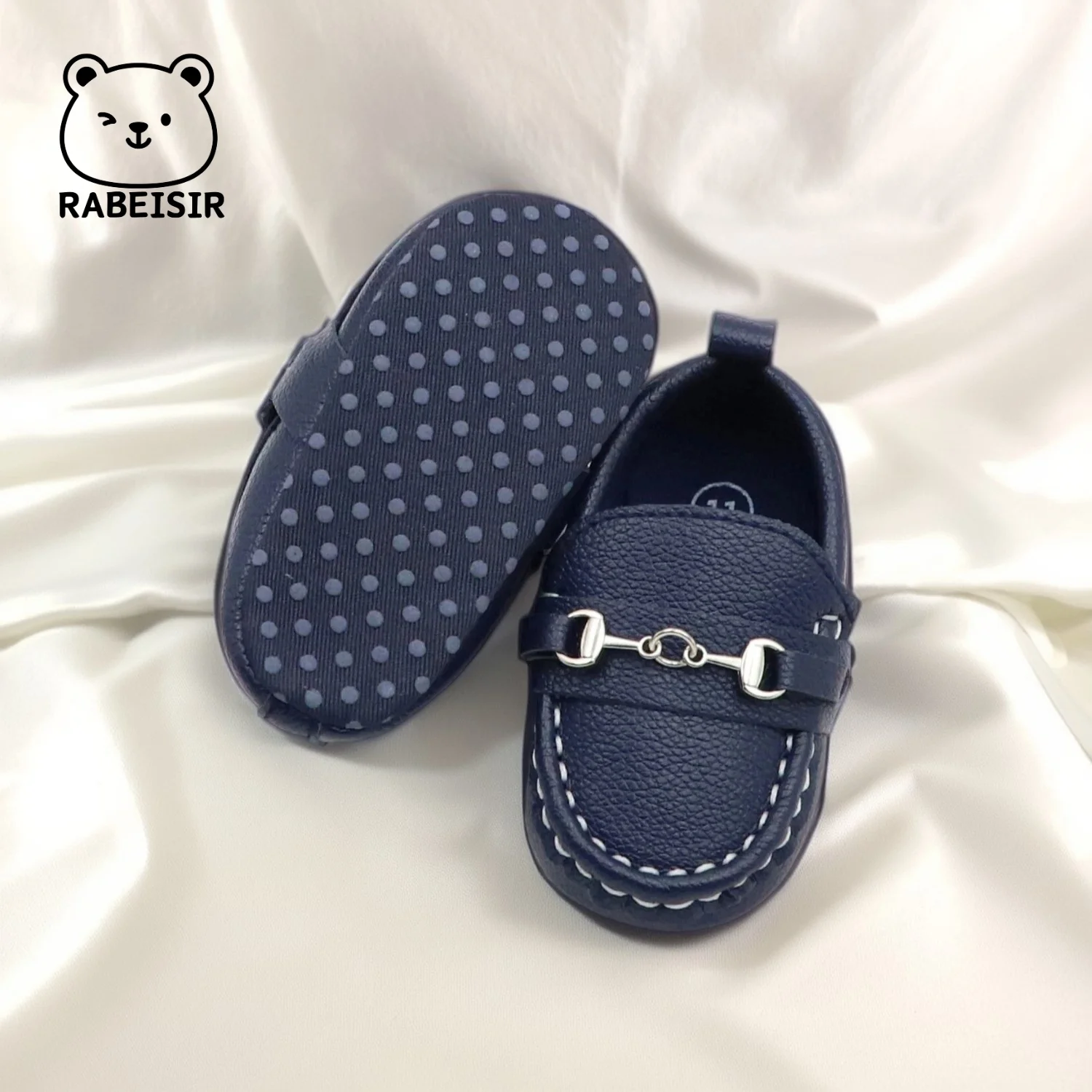 Casual Slip On Low Top Loafer Shoes For Baby Boys, Lightweight Comfortable Non Slip Flat Shoes For Indoor Outdoor Walking, Sprin