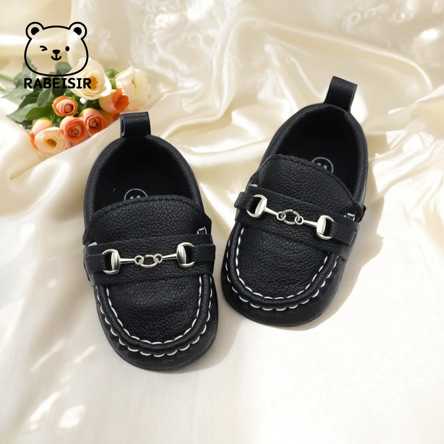 Casual Slip On Low Top Loafer Shoes For Baby Boys, Lightweight Comfortable Non Slip Flat Shoes For Indoor Outdoor Walking, Sprin