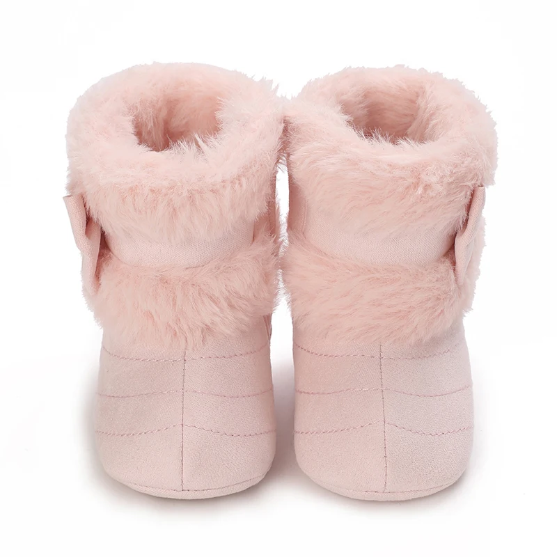 0-18M baby shoes Girls winter plush comfort snow boots cute bow cotton shoes baby soft soled non-slip toddler shoes 0-18M baby shoes Girls winter plush comfort snow boots cute bow cotton shoes baby soft soled non-slip toddler shoes