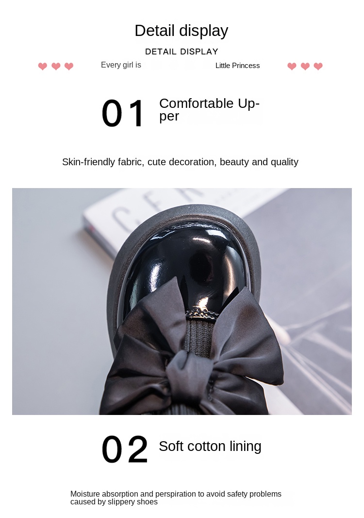 Girls Black Non-slip Kids Fashion Bow Elegant 2022 Glossy UK Uniform Child School Shoes Simple Casual 2022 Sock Boots Breathable Girls Black Non-slip Kids Fashion Bow Elegant 2022 Glossy UK Uniform Child School Shoes Simple Casual 2022 Sock Boots Breathable