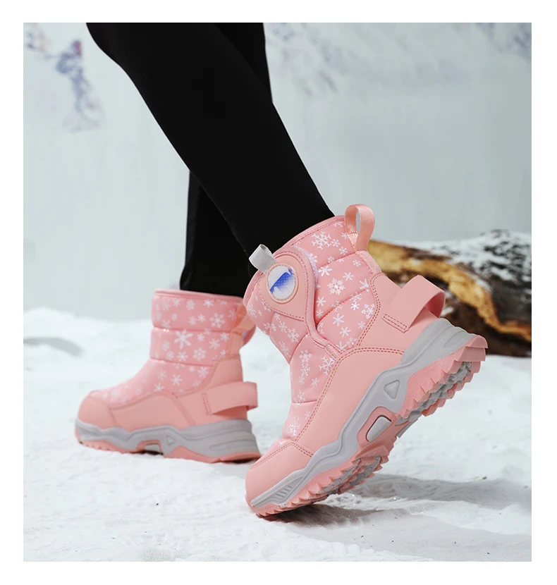 Hot Sell Girls Boots Children Snow Boots For Boys Fashion Sneakers Winter Kids Warm Snow Boots Sport Fashion Leather Shoes Hot Sell Girls Boots Children Snow Boots For Boys Fashion Sneakers Winter Kids Warm Snow Boots Sport Fashion Leather Shoes