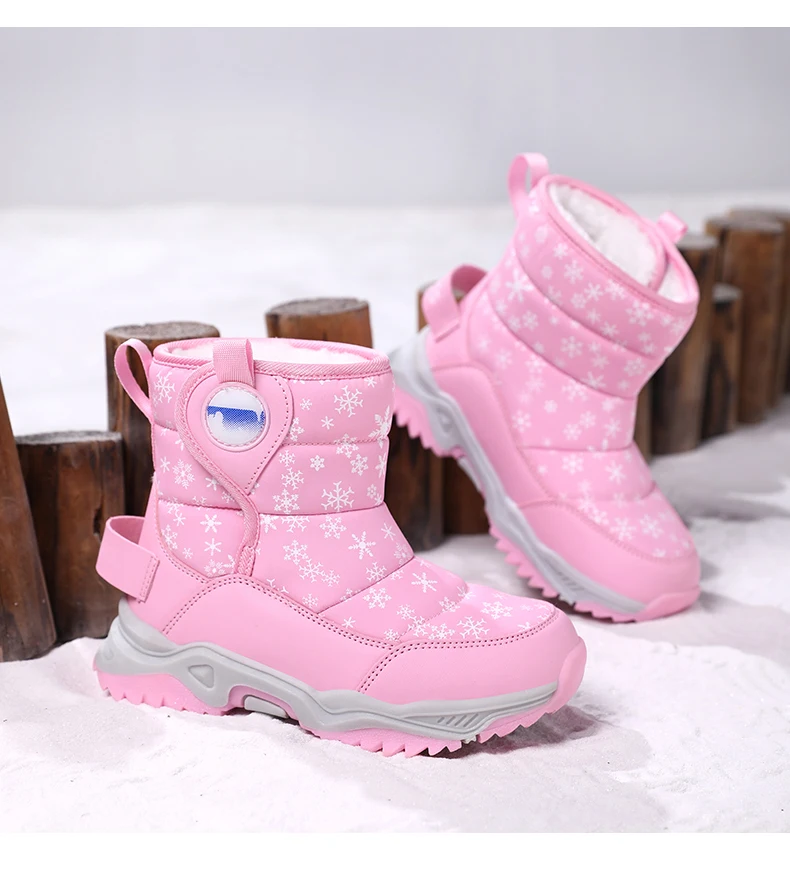 Hot Sell Girls Boots Children Snow Boots For Boys Fashion Sneakers Winter Kids Warm Snow Boots Sport Fashion Leather Shoes Hot Sell Girls Boots Children Snow Boots For Boys Fashion Sneakers Winter Kids Warm Snow Boots Sport Fashion Leather Shoes