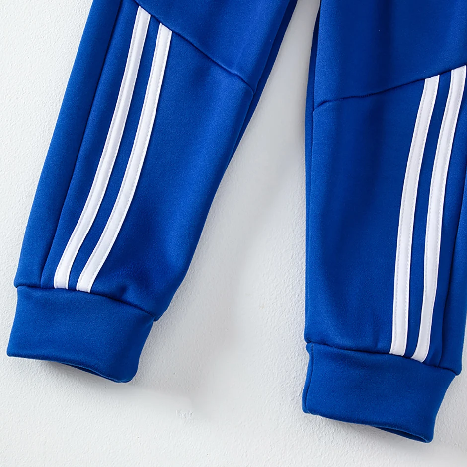 3/1 Piece Winter Children Plus Velvet Fashion Sweatpants Boys Casual Minimalist Pants Girls Joker Warm School Uniform Pants