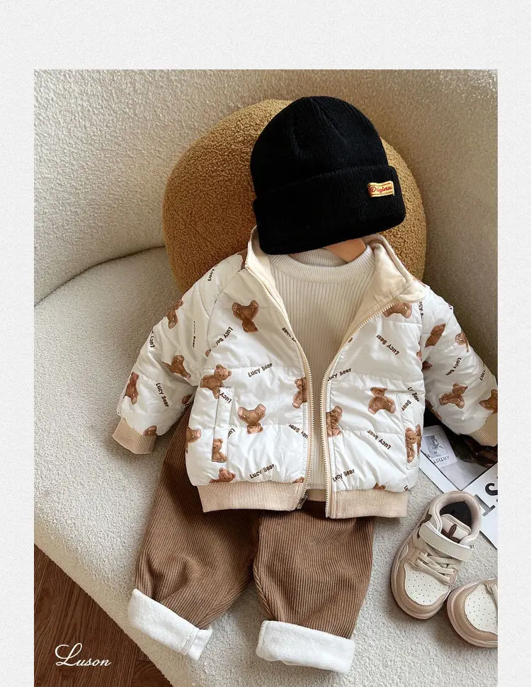 New Autumn Winter Toddler Boys Girls Casual Corduroy Pants Children Kids Warm Trousers Loose Pants Outside Versatile