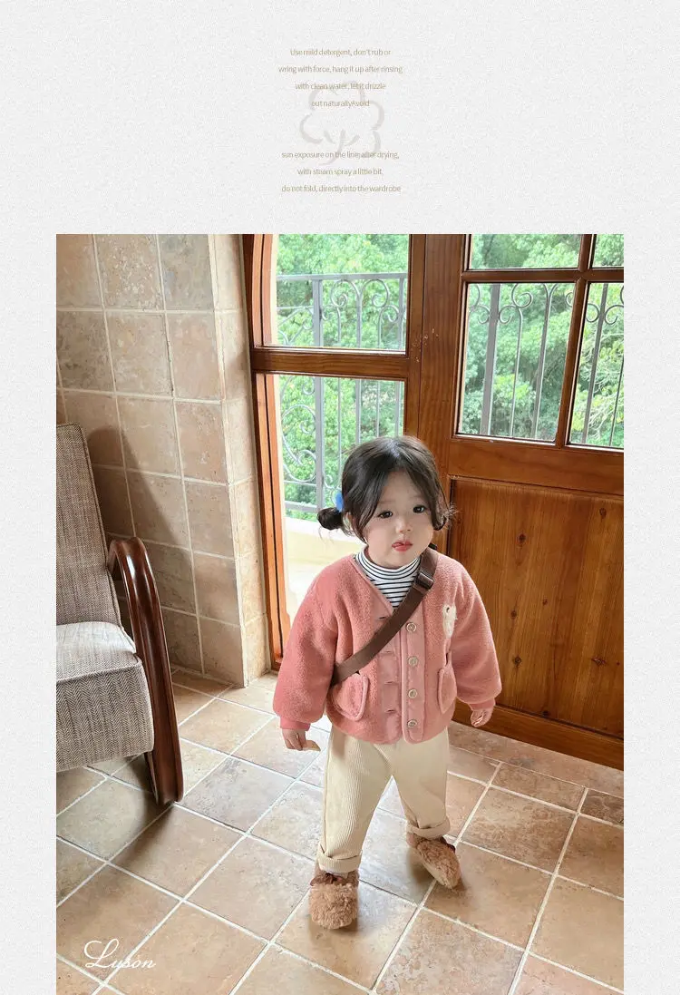 New Autumn Winter Toddler Boys Girls Casual Corduroy Pants Children Kids Warm Trousers Loose Pants Outside Versatile