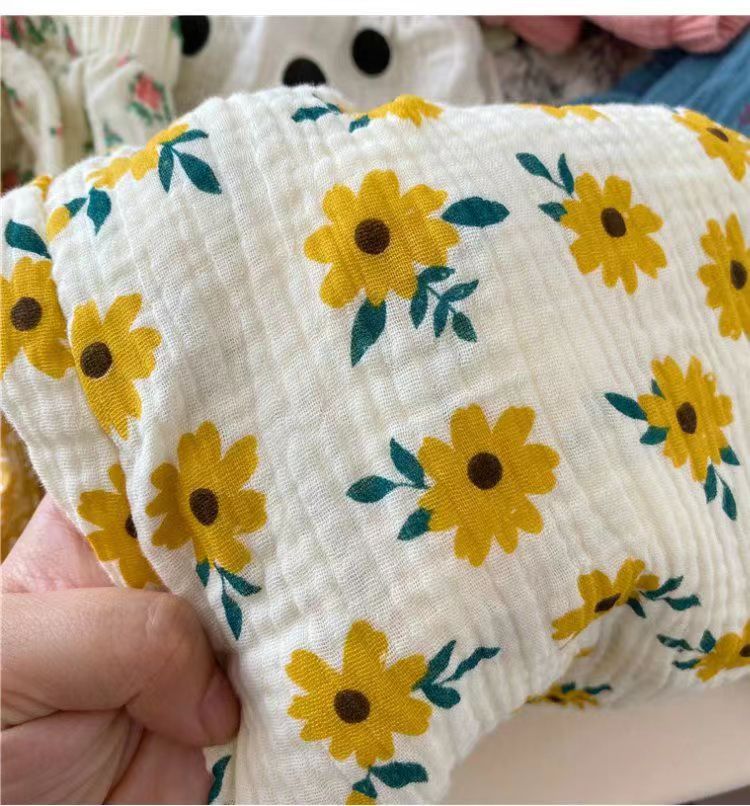 Baby Organic Cotton Pants Newborn Toddlers Boys Pants Casual Harem Pants Spring Summer Cute Soft Muslin Clothes Pants Capris