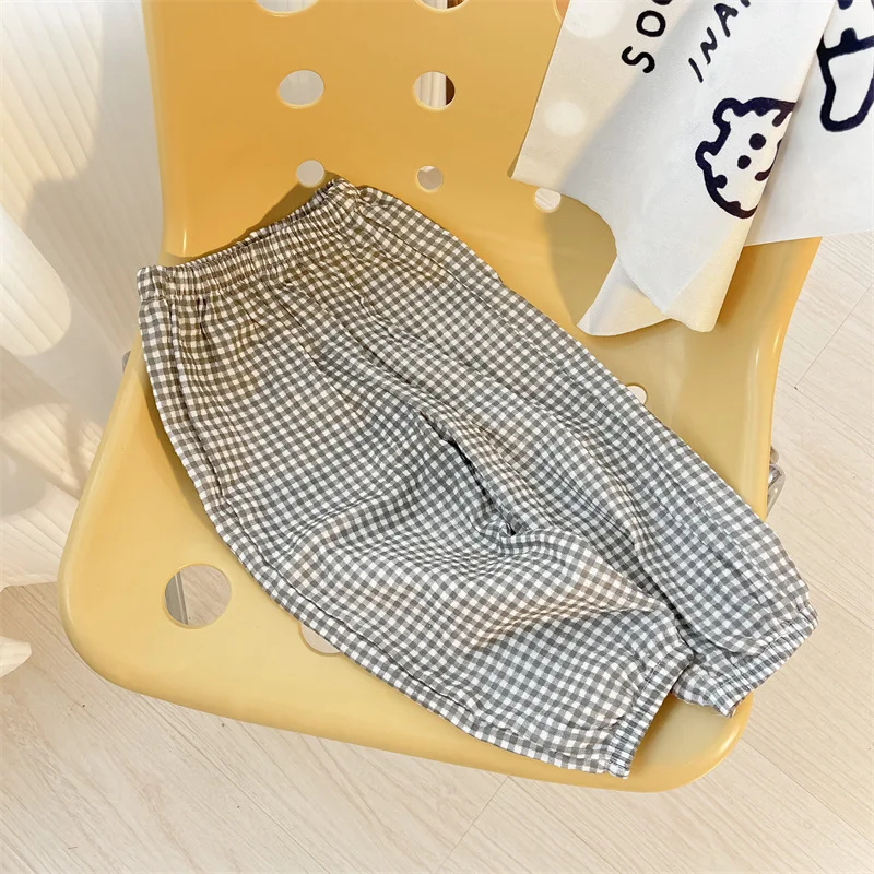 Baby Organic Cotton Pants Newborn Toddlers Boys Pants Casual Harem Pants Spring Summer Cute Soft Muslin Clothes Pants Capris