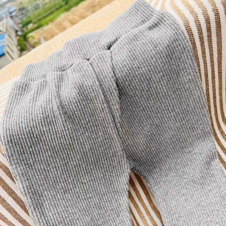 Girls Pants Long Trousers Cotton 2025 Gray Spring Autumn Teenagers Baby's Kids Pants Outdoor Teenagers Children's Clothing
