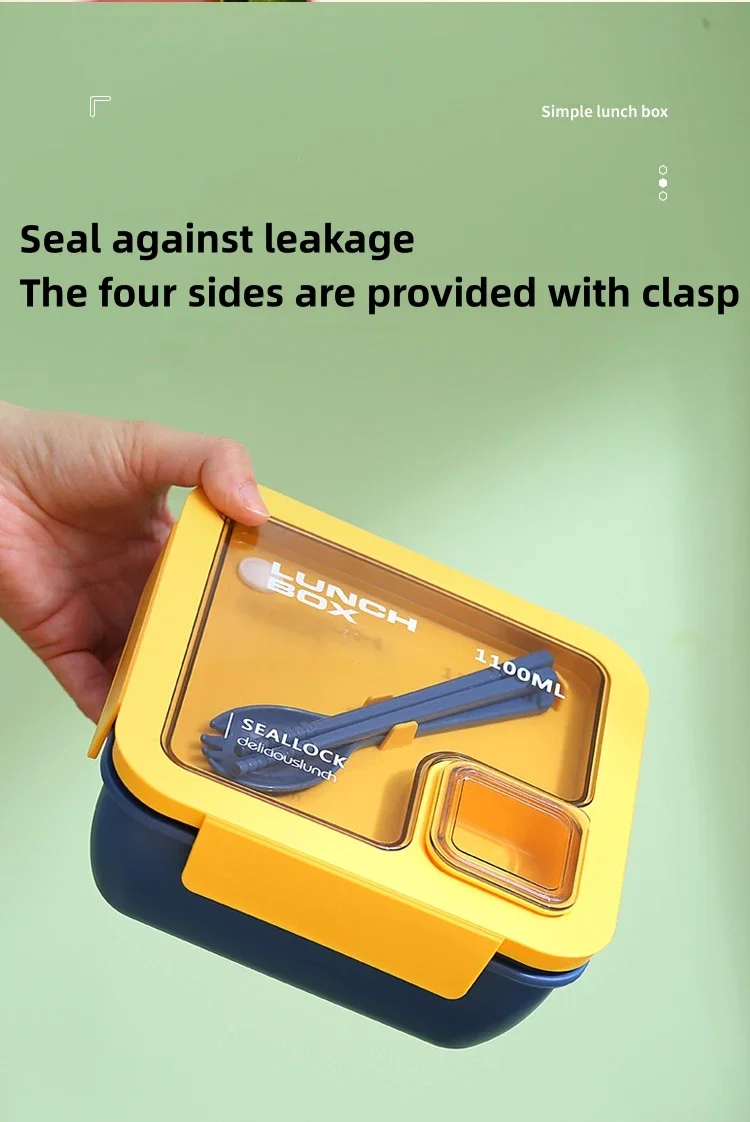 Portable Lunch Box Lunch Bags for Children School Office Bento Box with Tableware Thermal Bag Complete Kit Microwavable Heating