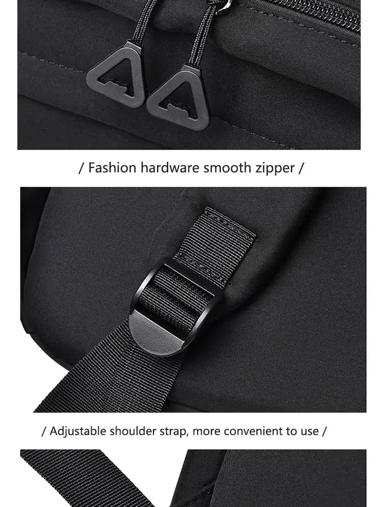 A New 14-inch Casual Simple Student Backpack Large Capacity Children's Schoolbag School Travel Unisex Laptop Backpack