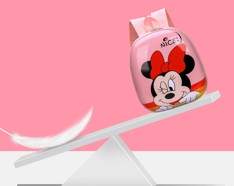 Minnie Cute Girl Backpack Disney Cartoon Spriderman Children Backpack Mickey Kids Schoolbag Elsa Shoulder Bag