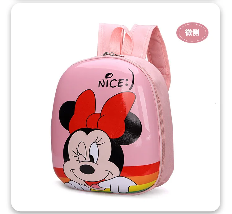 Minnie Cute Girl Backpack Disney Cartoon Spriderman Children Backpack Mickey Kids Schoolbag Elsa Shoulder Bag