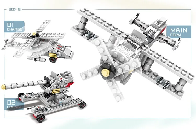 Navy War Chariot Ship Army Boat Plane Model Warships Building Blocks Construction Set for Boys Bricks Toys Christmas Gifts
