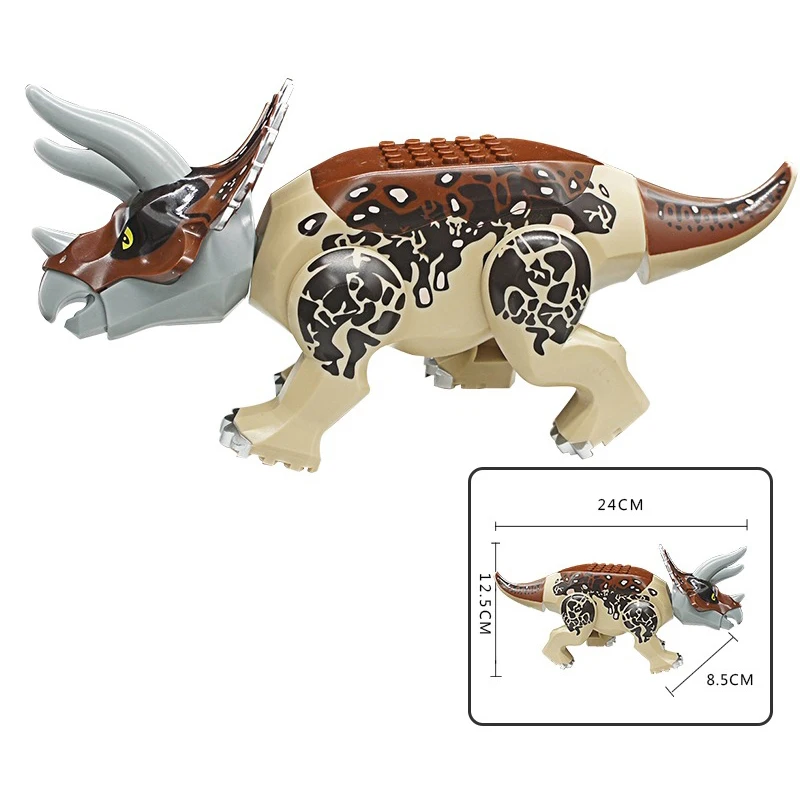 Jurassic World 3 Brutal Raptor Building Blocks Dinosaur Bricks Tyrannosaurus Indominus I-Rex Assemble Toy For Children Jurassic World 3 Brutal Raptor Building Blocks Dinosaur Bricks Tyrannosaurus Indominus I-Rex Assemble Toy For Children
