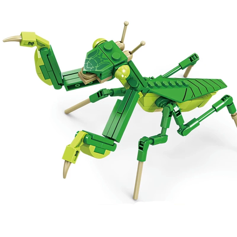 Creative Building Blocks Insect Model Bee Dragonfly Ant Mantis Children's Assembled Toys Interesting Animal Ornaments Gifts Creative Building Blocks Insect Model Bee Dragonfly Ant Mantis Children's Assembled Toys Interesting Animal Ornaments Gifts