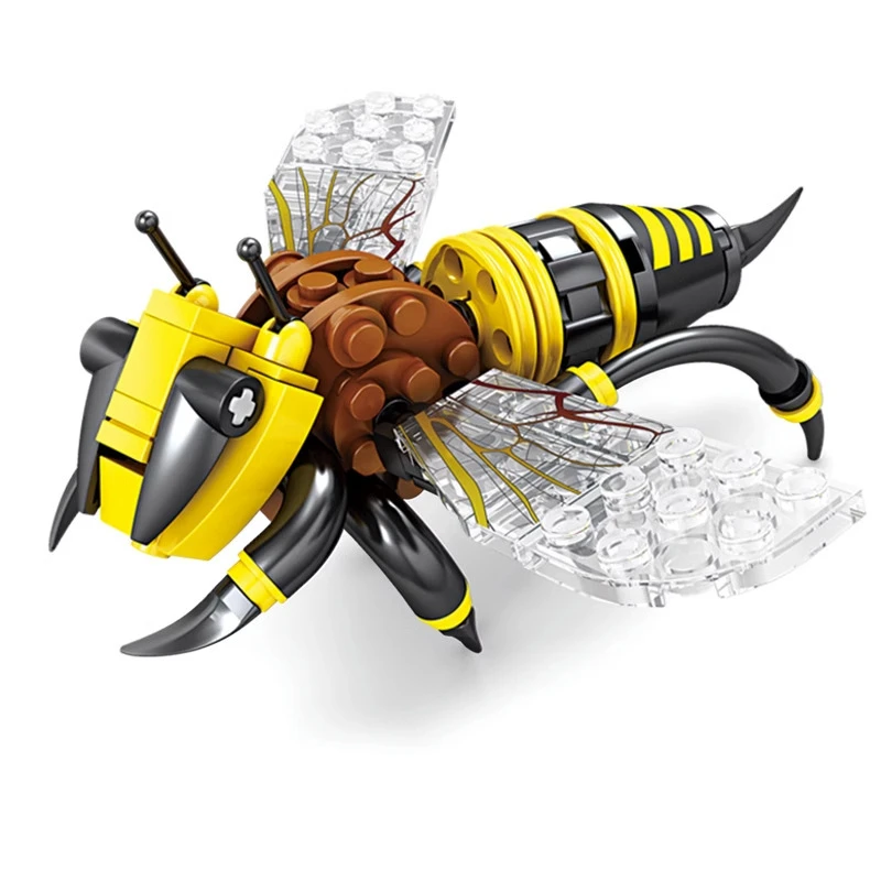 Creative Building Blocks Insect Model Bee Dragonfly Ant Mantis Children's Assembled Toys Interesting Animal Ornaments Gifts Creative Building Blocks Insect Model Bee Dragonfly Ant Mantis Children's Assembled Toys Interesting Animal Ornaments Gifts