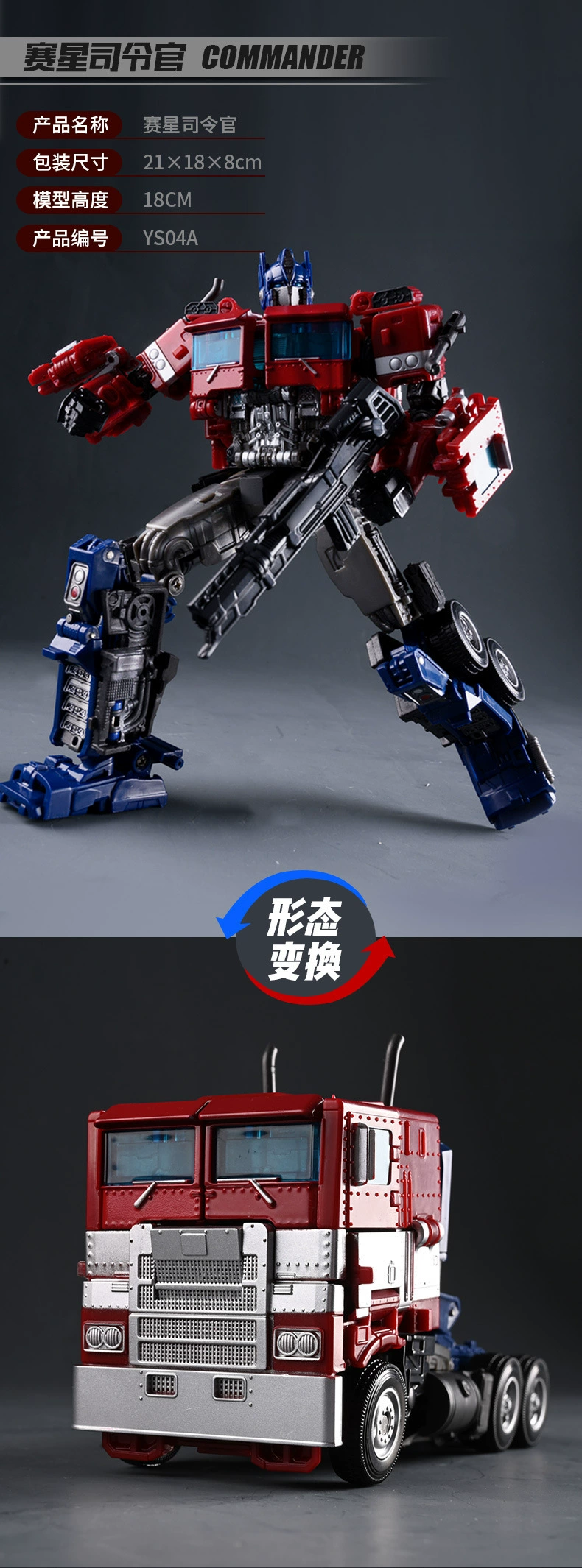 Transformation Toys Robot Car Alloy commander Optims Prima Action Figure Movie Series Children Birthday Gift