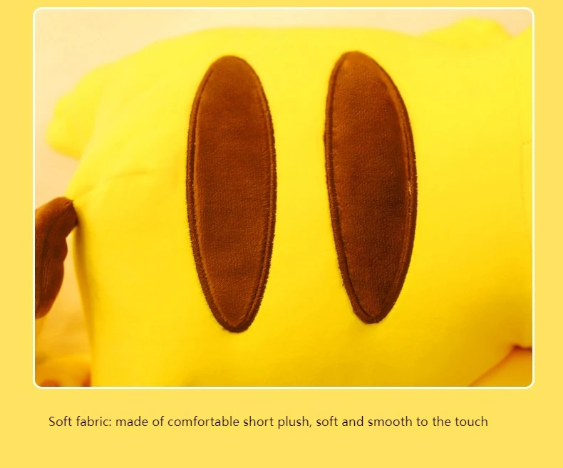 Pocket Monster 80cm Pikachu Plush Toy Kawaii Anime Yellow Elf Plush Doll Soft Fill Cartoon Doll Birthday Gift For Little Girl