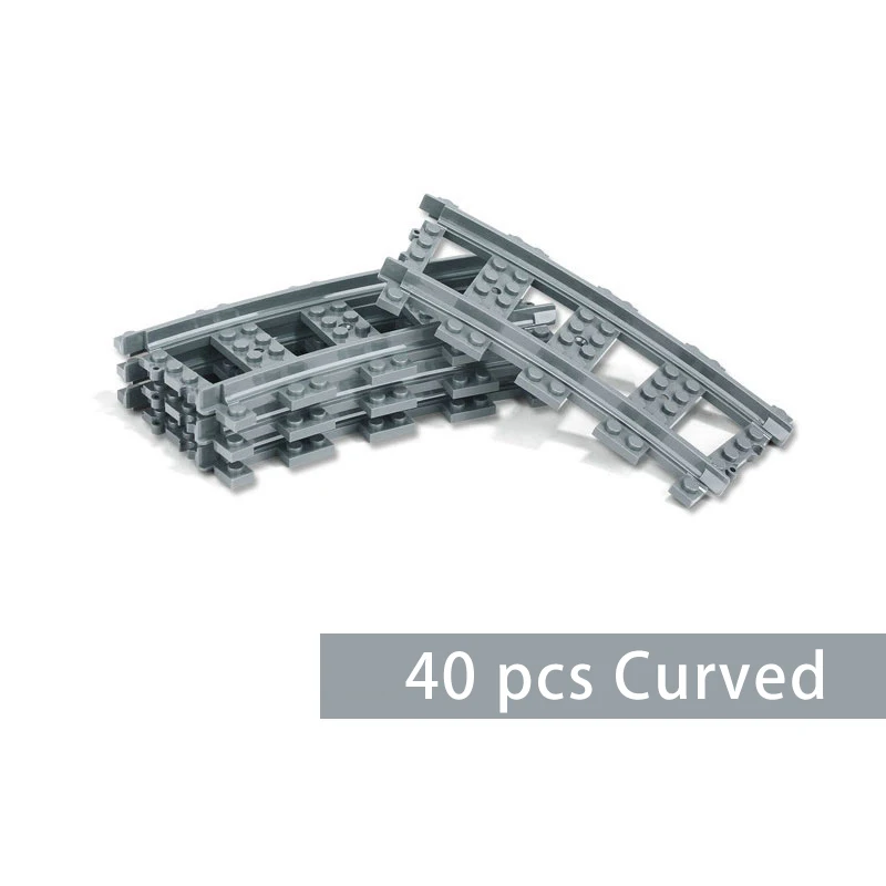 Straight train tracks Curved accessories car blocks Building Sets DIY 10-100 pcs kids toys moc bricks City switch rail crossing Straight train tracks Curved accessories car blocks Building Sets DIY 10-100 pcs kids toys moc bricks City switch rail crossing