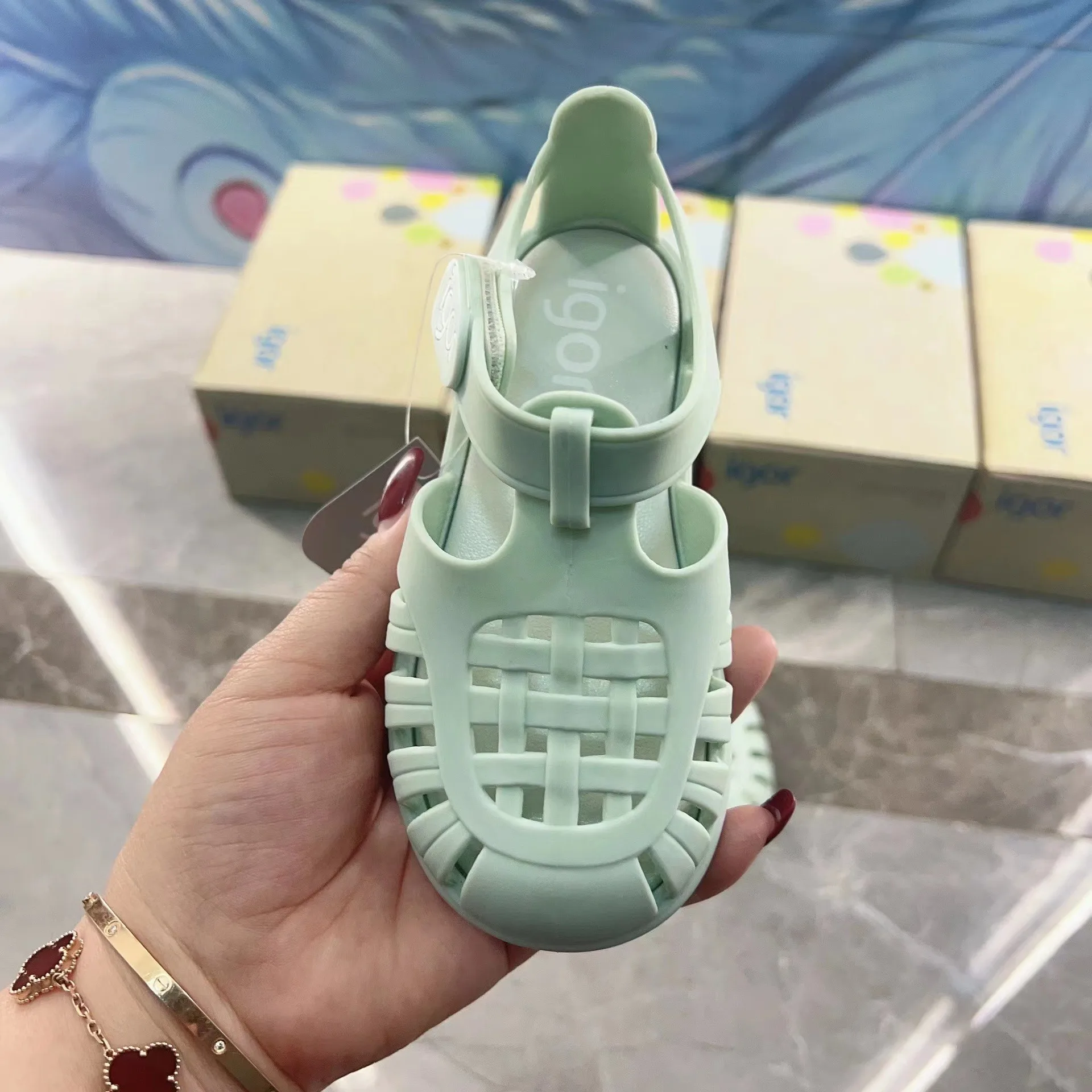 Classic Design Children's Summer Roman Sandal Fashion Casual Kids Boys And Girls Beach Sandals Solid Color Popular Baby Shoes