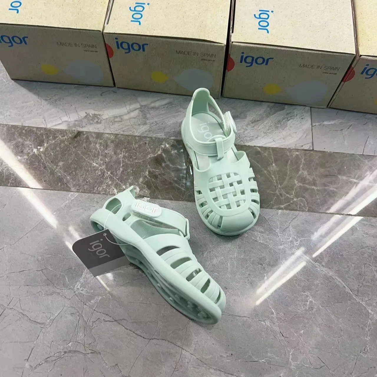 Classic Design Children's Summer Roman Sandal Fashion Casual Kids Boys And Girls Beach Sandals Solid Color Popular Baby Shoes