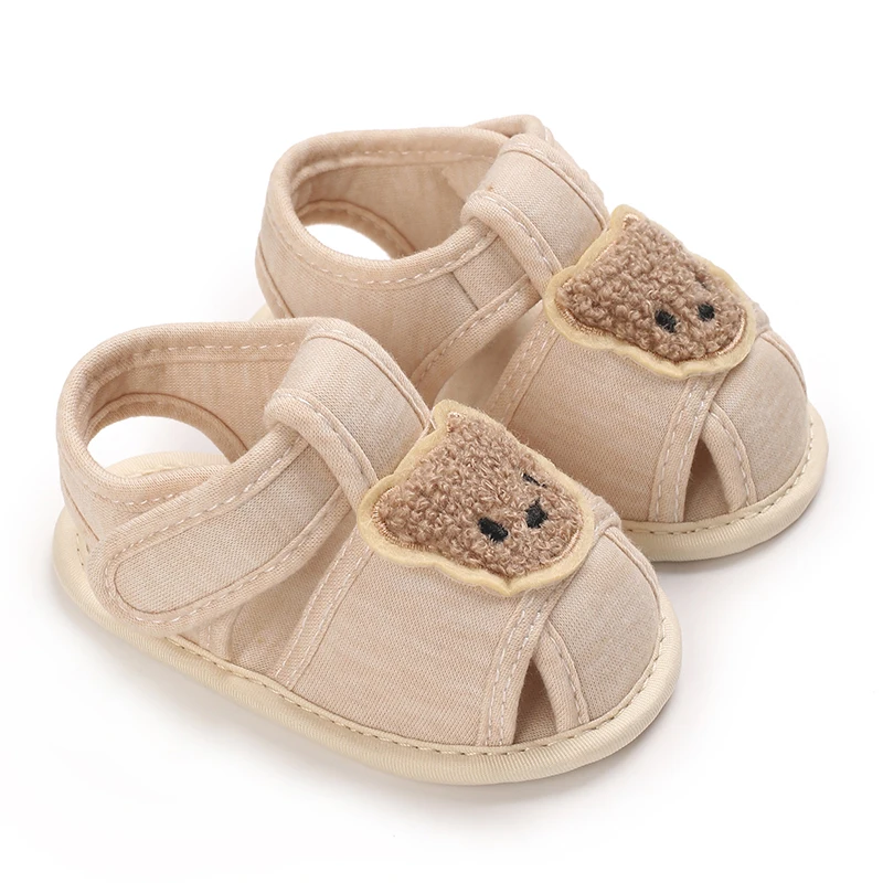Cute Bear Soft Sole Comfortable Sandals for Infants and Toddlers Baotou Anti Kick First Step Shoes 0-18 Months Cute Bear Soft Sole Comfortable Sandals for Infants and Toddlers Baotou Anti Kick First Step Shoes 0-18 Months