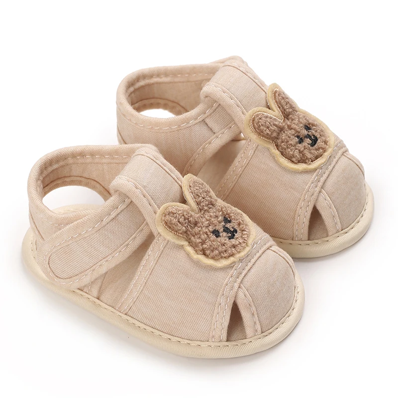 Cute Bear Soft Sole Comfortable Sandals for Infants and Toddlers Baotou Anti Kick First Step Shoes 0-18 Months Cute Bear Soft Sole Comfortable Sandals for Infants and Toddlers Baotou Anti Kick First Step Shoes 0-18 Months