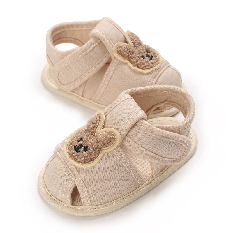 Cute Bear Soft Sole Comfortable Sandals for Infants and Toddlers Baotou Anti Kick First Step Shoes 0-18 Months Cute Bear Soft Sole Comfortable Sandals for Infants and Toddlers Baotou Anti Kick First Step Shoes 0-18 Months