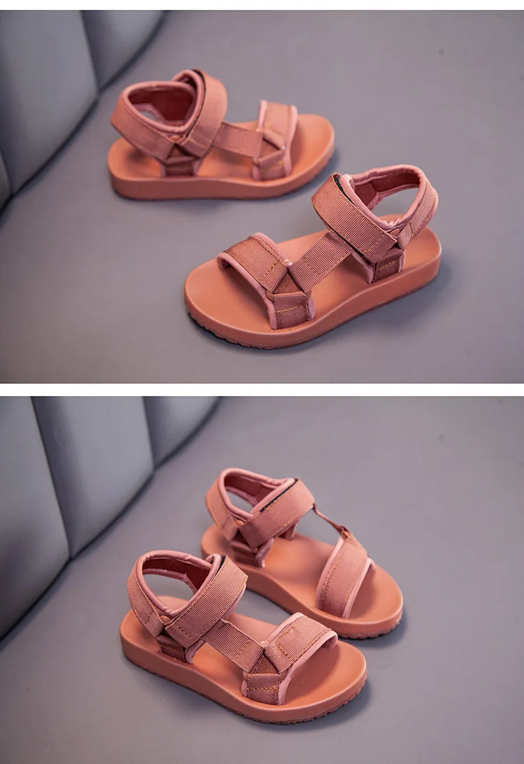 2021 Summer Boys Sandals Casual Children Kids Shoes Rubber School  Breathable Open ToeBoy Beach Sandal