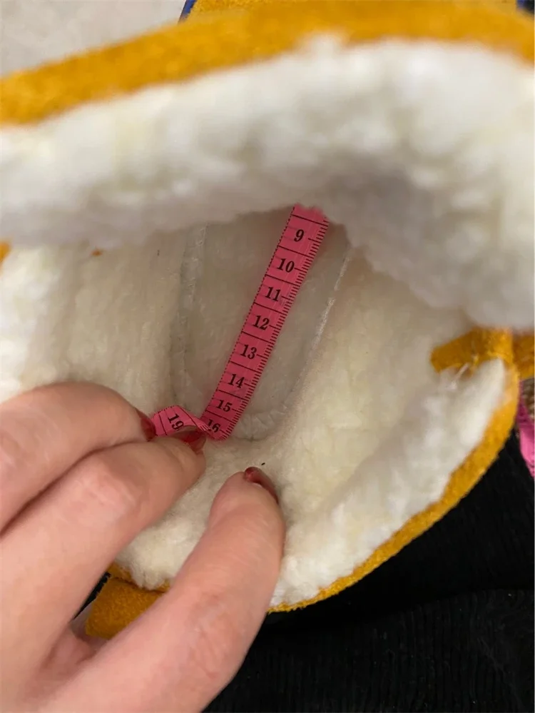 Toddler Baby Boots Winter Boys Girl Warm Baby Snow Shoes Plush Soft Bottom Infant Shoes Newborn Baby Outdoor Sneakers Kids Boots