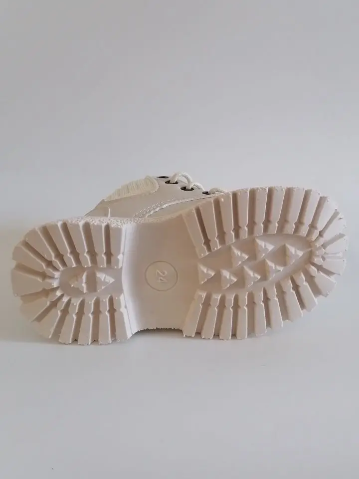 Kids Leather Chelsea Boots Waterproof Children Sneakers Beige Toddler Snow Boots Girl Winter Shoe Boy