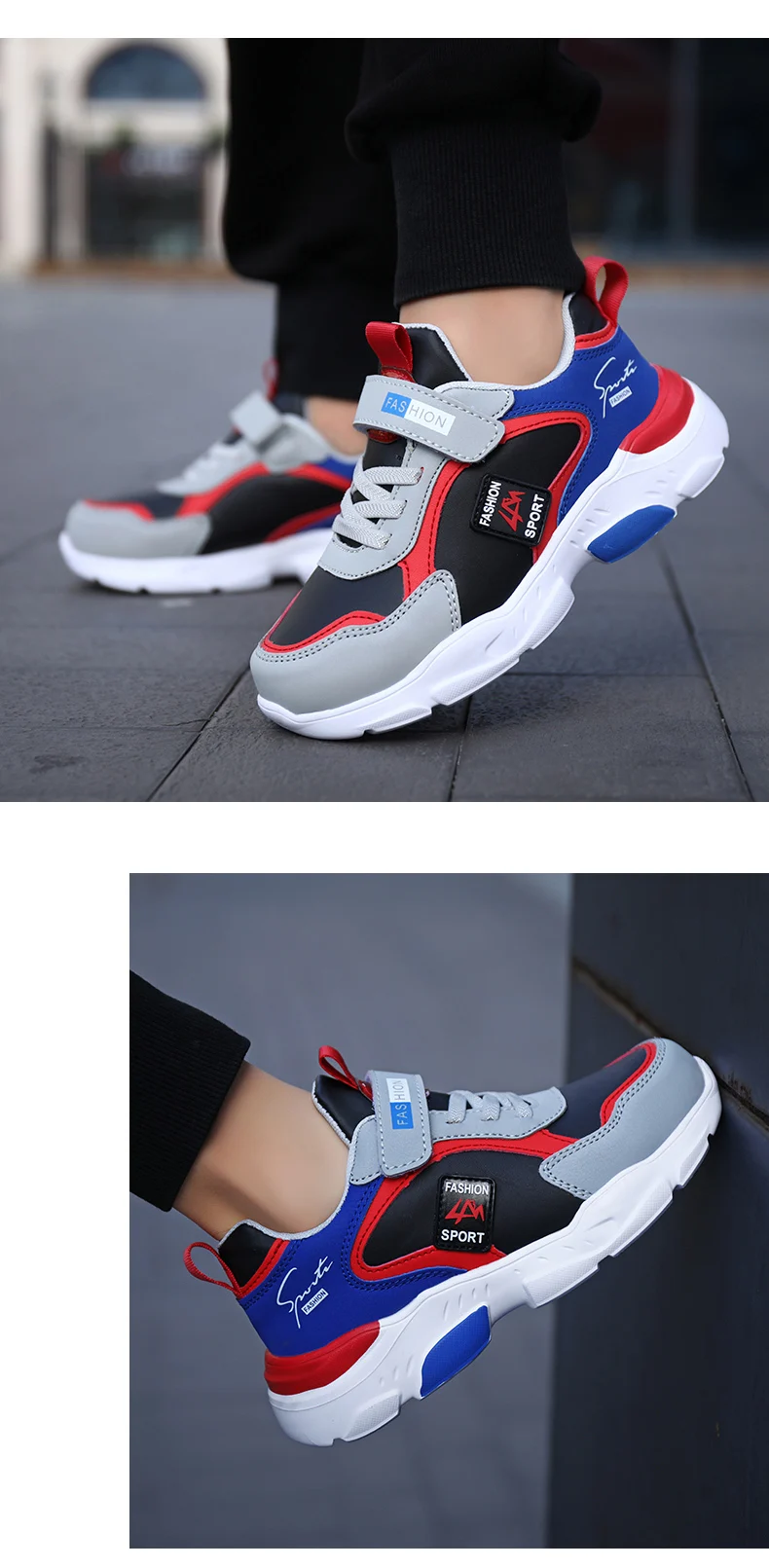Summer Children's Fashion Sports Boys' Running Leisure Breathable Outdoor Shoes Lightweight Sneakers Shoes