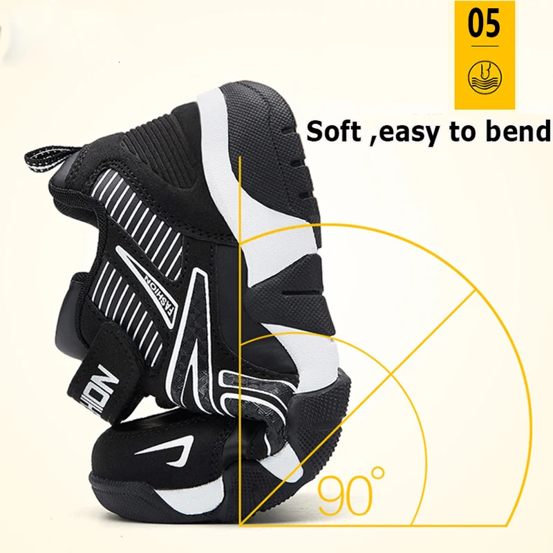 Children's Boys Shoes School Sports Fashion Leather For Kids Tennis Casual Sneakers Children Boy Running 7-12Years Walking Shoe