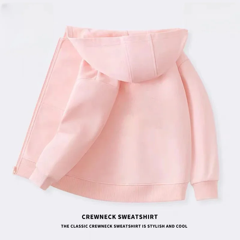 Disney Stitch Kawaii Printed Children's Clothing 3 14 Years Old Boys and Girls Clothing Street Casual Sports Warm Soft Hoodie