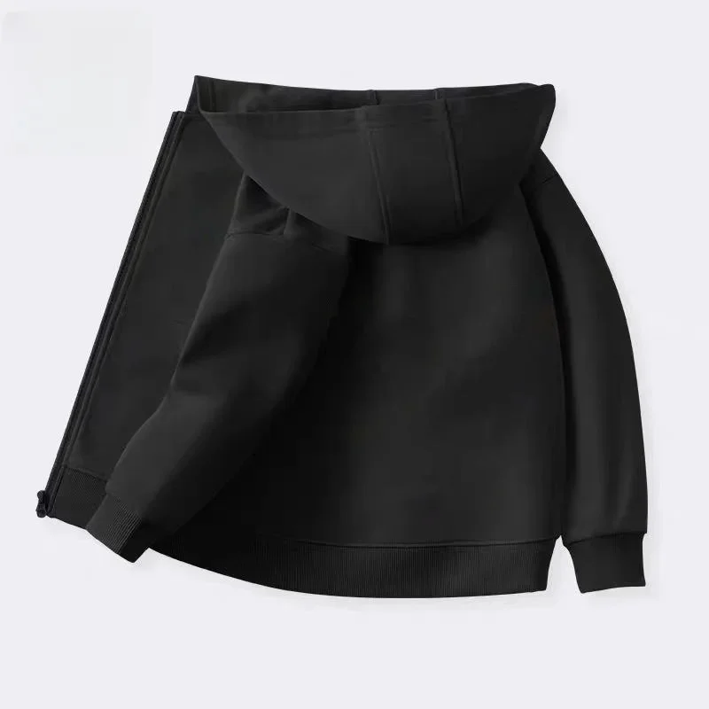 Disney Stitch Kawaii Printed Children's Clothing 3 14 Years Old Boys and Girls Clothing Street Casual Sports Warm Soft Hoodie