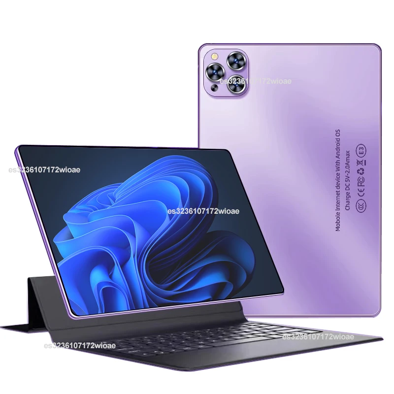 Purple and keyboard
