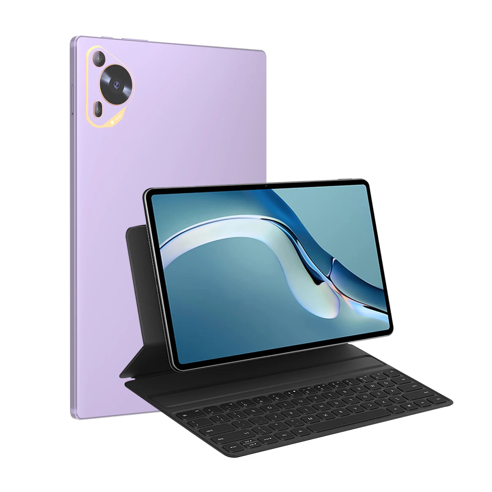 Purple and keyboard
