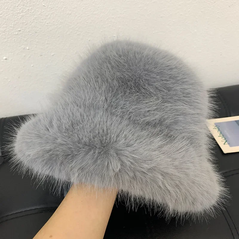 grey Long fur