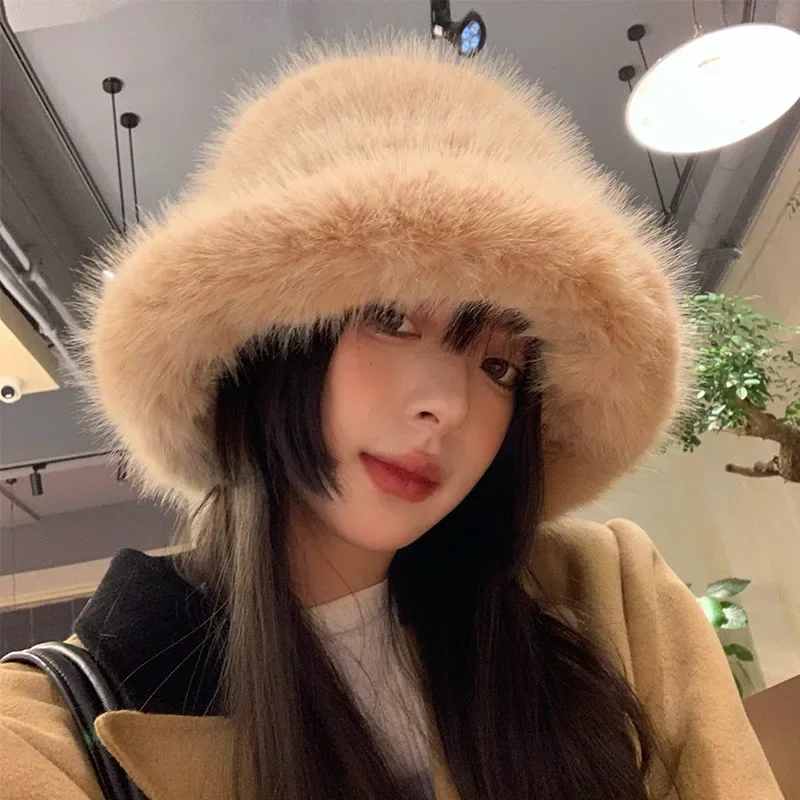 khaki Long fur