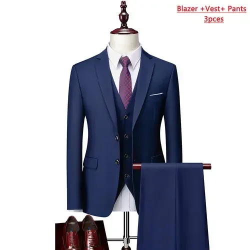 Navy blue 3pcs