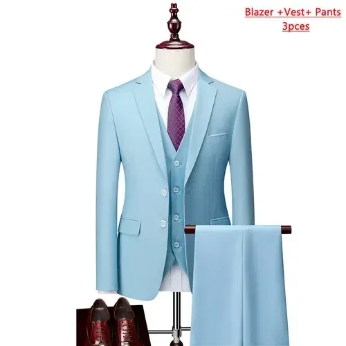 Sky Blue 3pcs