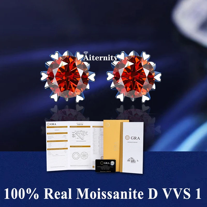 XH-Red Moissanite