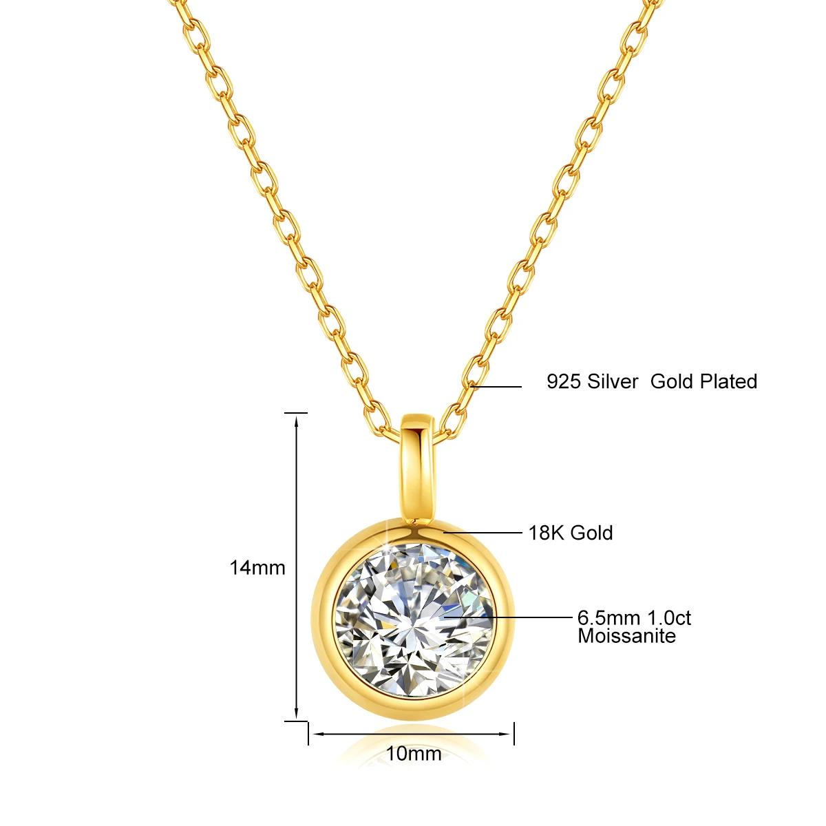 18K Gold Pendant