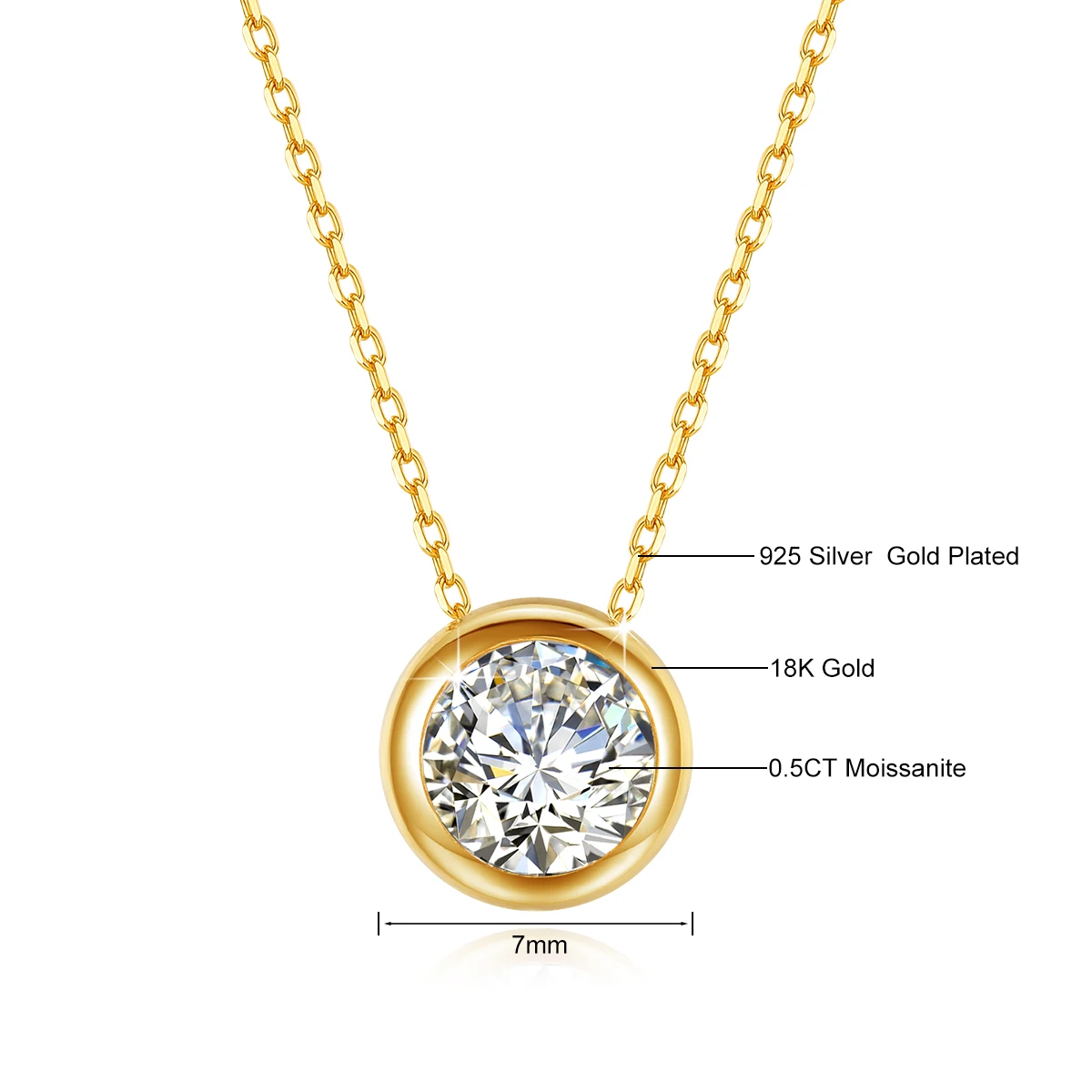 18K Gold Pendant
