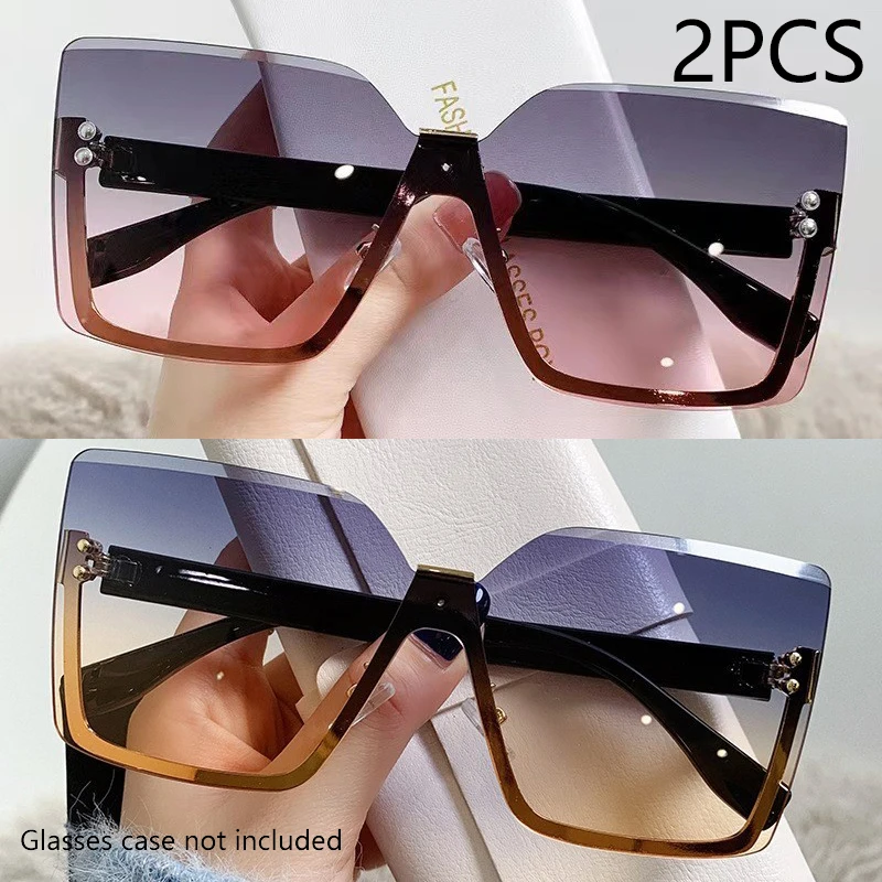 2PCS pink yellow